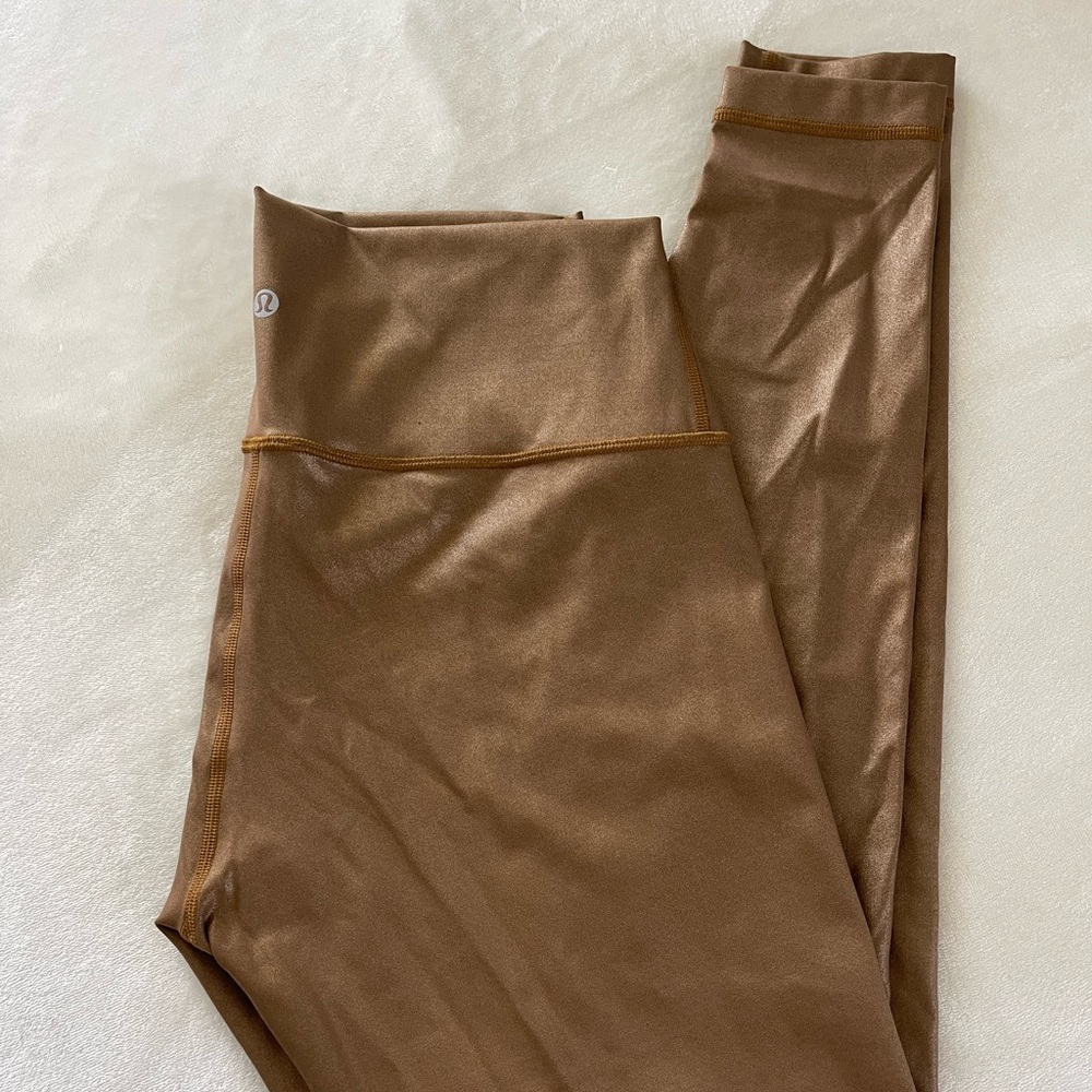 Lululemon align leggings gold